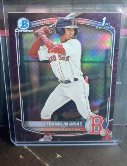 2025 Bowman Chrome #BCP-67 Franklin Arias — front