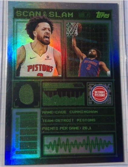 2025-26 Topps #SS-10 Cade Cunningham Scan and Slam — front
