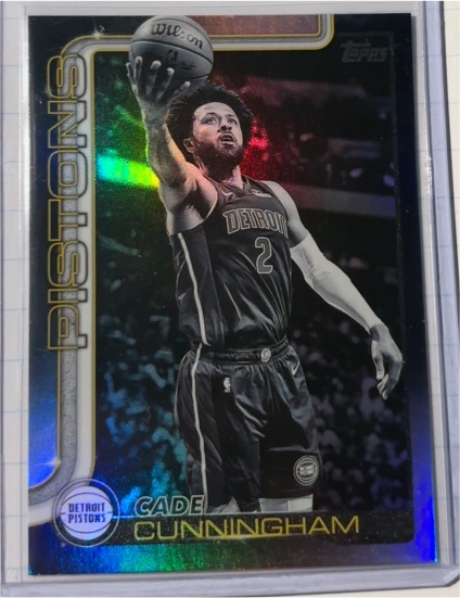 2025-26 Topps #40 Cade Cunningham Blackout — front