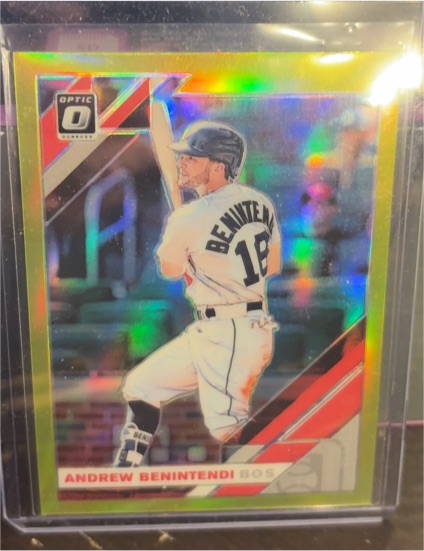 2019 Donruss Optic #140 Andrew Benintendi — front