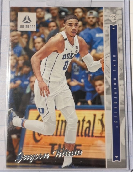 2022 Panini Chronicles Draft Picks Luminance #49 Jayson Tatum — front