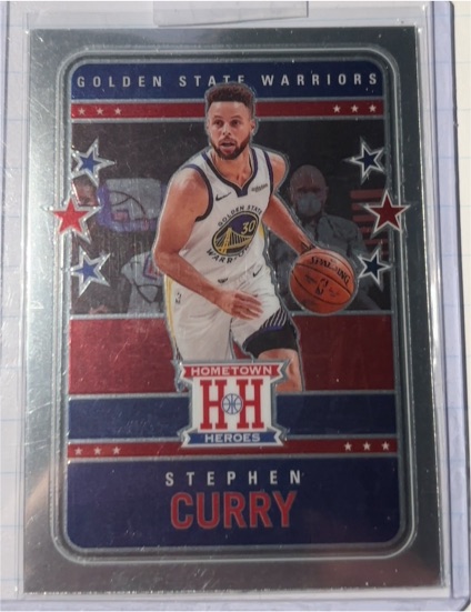 2020-21 Panini Chronicles #555 Stephen Curry Hometown Heroes — front