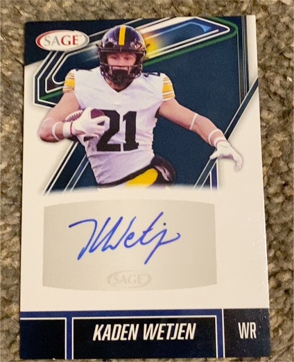 2025 Sage #A-KW Kaden Wetjen — front