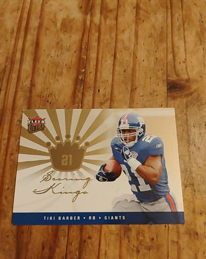 2006 Fleer Ultra Scoring Kings #SK-TB Tiki Barber — front