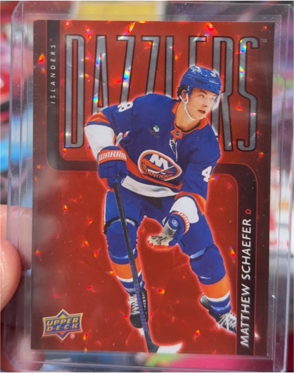 2025-26 Upper Deck Series 2 Dazzlers #DZ-57 Matthew Schaefer — front