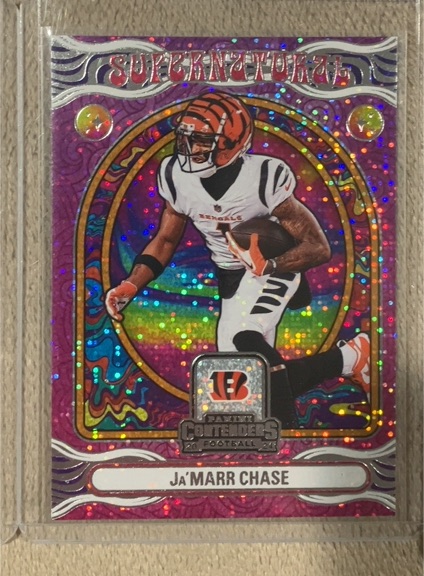 2024 Panini Contenders #8 Ja'Marr Chase Supernatural — front
