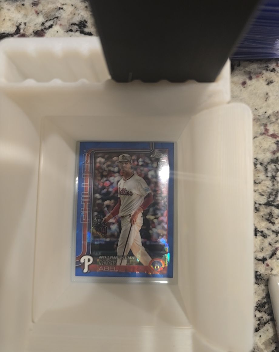 2025 Topps Chrome Phillies Mick Abel Rookie Debut #PIN-AB — front