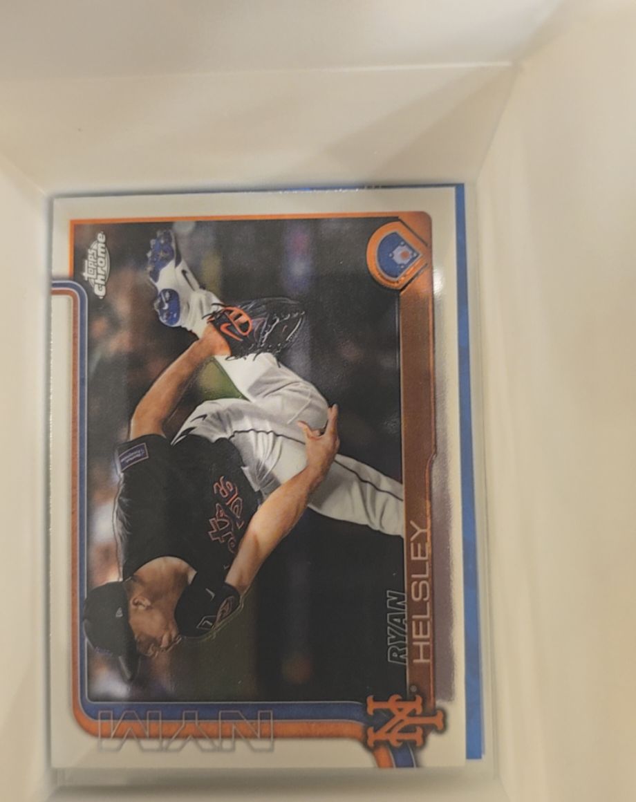 2025 Topps Chrome Update #USC12 Ryan Helsley New York Mets — front