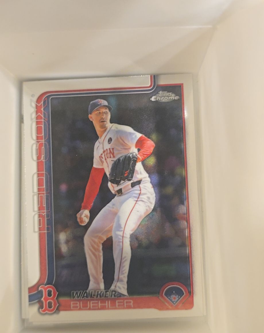 2025 Topps Chrome Update #USC55 Walker Buehler Boston Red Sox — front