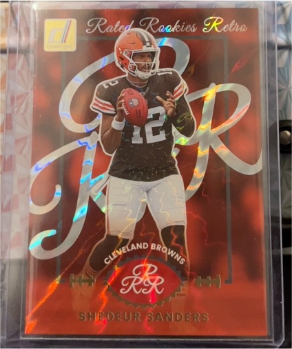 2025 Panini Donruss Rated Rookies Retro #11 Shedeur Sanders — front