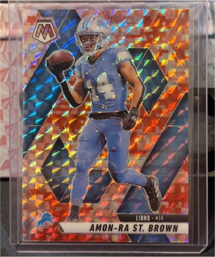 2025 Panini Mosaic #2 Amon-Ra St. Brown — front