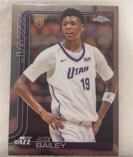 2025-26 Topps Chrome #255 Ace Bailey — front