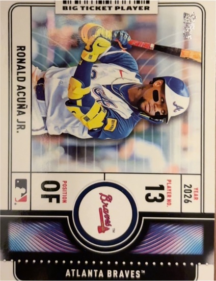 2026 Topps Series 1 Big Ticket Players #BTP-7 Ronald Acuña Jr. — front