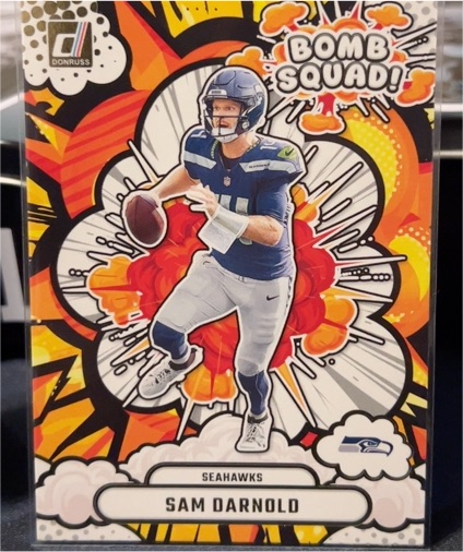 2025 Panini Donruss Bomb Squad #BS-SDD Sam Darnold — front