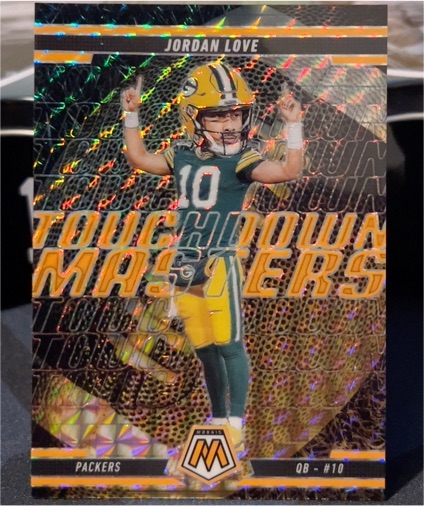 2025 Panini Mosaic #15 Jordan Love Touchdown Masters — front