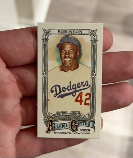 2025 Topps Allen & Ginter Mini #31 Jackie Robinson — front