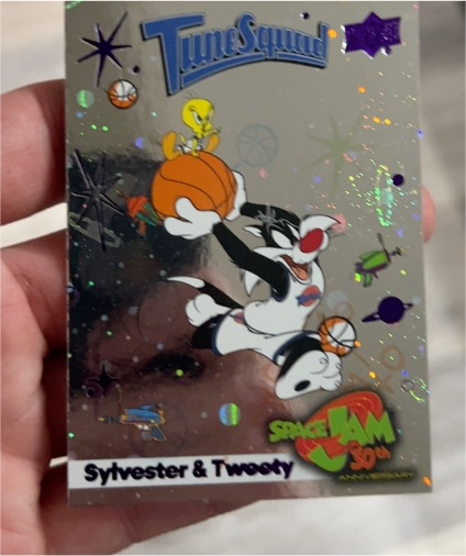 2026 Upper Deck Space Jam 30th Anniversary #7 Sylvester & Tweety Cosmos — front