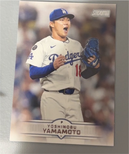 2025 Topps Stadium Club #184 Yoshinobu Yamamoto — front