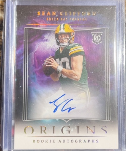 2023 Panini Origins #RASCL Sean Clifford Rookie Autographs — front