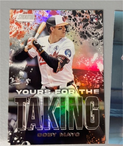 2025 Topps Stadium Club #YK-7 Coby Mayo Yours For The Taking — front