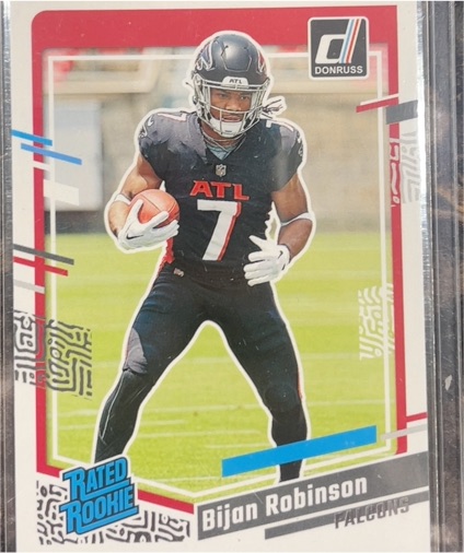 2023 Donruss #305 Bijan Robinson Rated Rookie — front