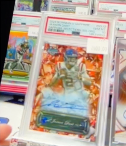 2024 Bowman U Sapphire #253 Jaxon Dart — front