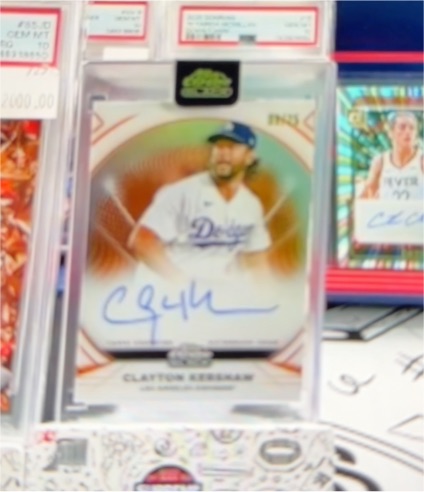 2024 Topps Chrome #CK Clayton Kershaw All-Etch Auto — front