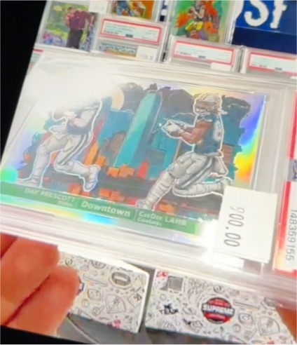 2024 Donruss Optic #1 CeeDee Lamb & Dak Prescott Downtown Duos — front
