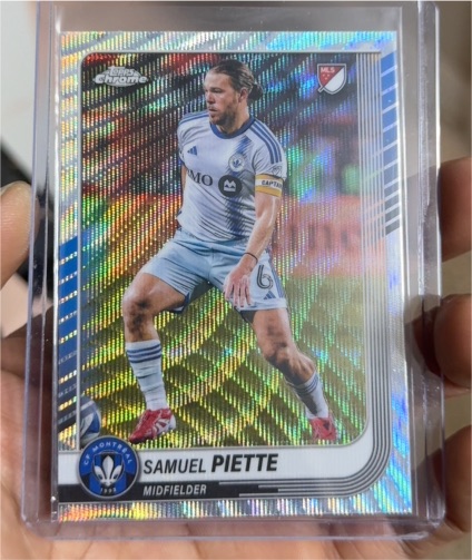 2025 Topps Chrome MLS #47 Samuel Piette — front