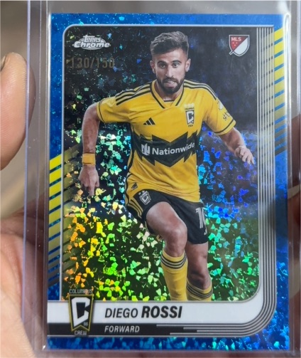 2025 Topps Chrome MLS #130 Diego Rossi — front