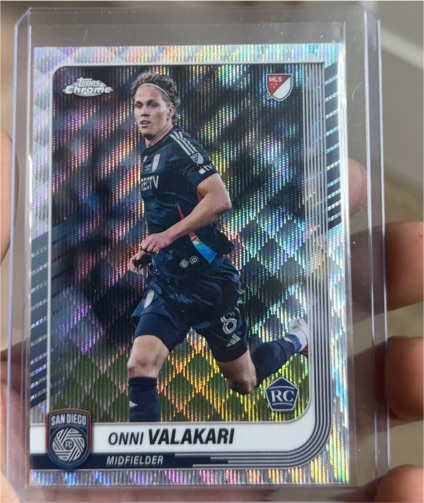 2025 Topps Chrome MLS #126 Onni Valakari — front