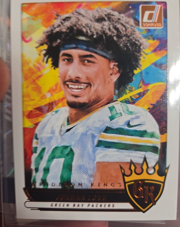 2025 Panini Donruss #GK-JLE Jordan Love Gridiron Kings — front