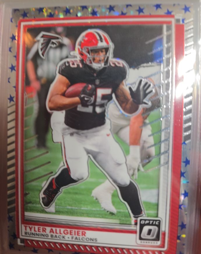 2024 Donruss Optic #9 Tyler Allgeier — front