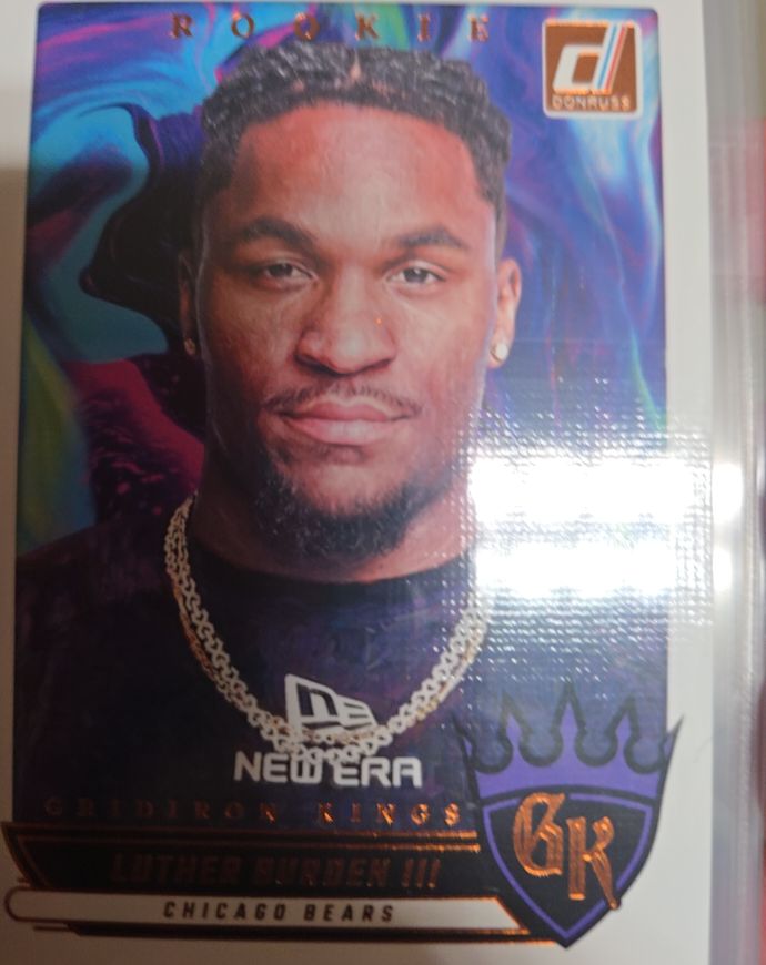 2025 Panini Donruss #RGK-LBN Luther Burden III Rookie Gridiron Kings — front