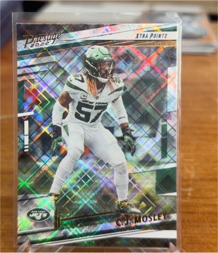 2022 Panini Prestige #232 C.J. Mosley Xtra Points Diamond — front