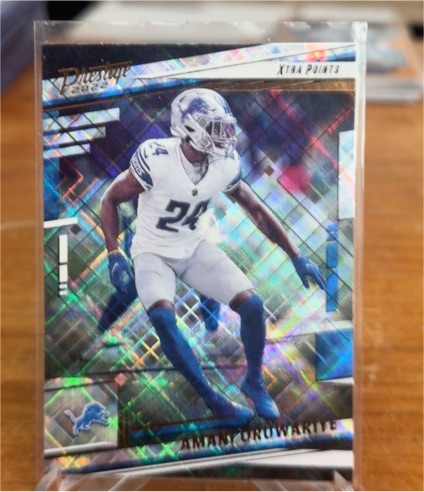 2022 Panini Prestige #100 Amani Oruwariye Xtra Points Diamond — front