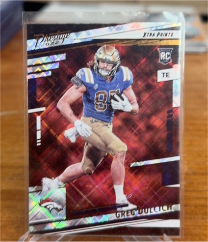 2022 Panini Prestige Xtra Points Diamond #386 Greg Dulcich RC — front