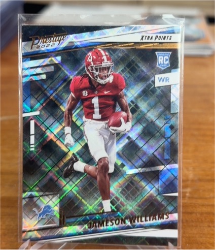 2022 Panini Prestige #307 Jameson Williams Xtra Points Diamond — front