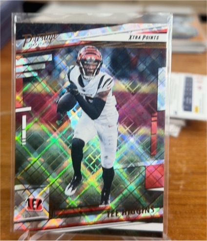 2022 Panini Prestige #60 Tee Higgins Xtra Points Diamond — front