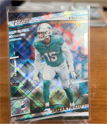 2022 Panini Prestige #185 Jaelan Phillips Xtra Points Diamond — front