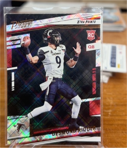 2022 Panini Prestige #304 Desmond Ridder Xtra Points Diamond Parallel RC — front