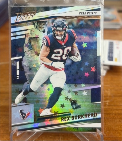 2022 Panini Prestige #116 Rex Burkhead Xtra Points Astral — front