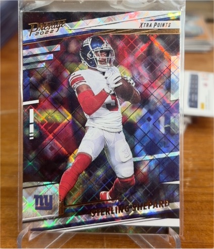2022 Panini Prestige #218 Sterling Shepard Xtra Points Diamond — front