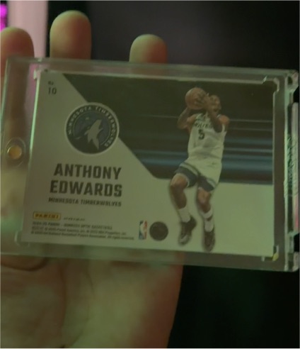 2026 Panini Anthony Edwards #10 Minnesota Timberwolves — front