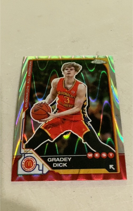 2025 Topps Chrome McDonald's All American #97 Gradey Dick West — front
