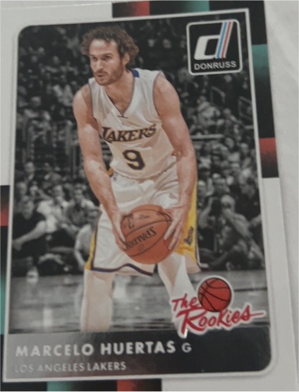 2015-16 Donruss The Rookies #37 Marcelo Huertas — front