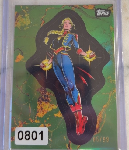 2025 Topps Comic Book Heroes #109 Captain Marvel — front