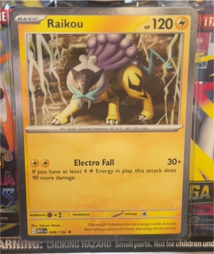 2011 Pokémon ME01: Mega Evolution #048 Raikou — front