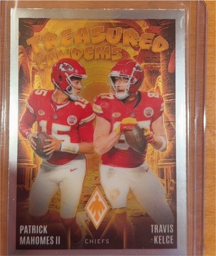 2024 Panini Phoenix #TT-KC Patrick Mahomes II, Travis Kelce Treasured Tandems — front