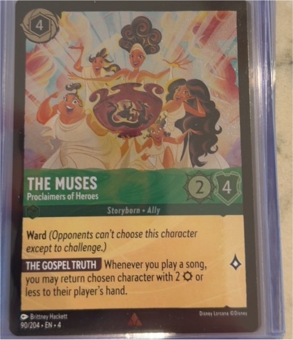 Disney Lorcana 90/204 The Muses Proclaimers of Heroes — front